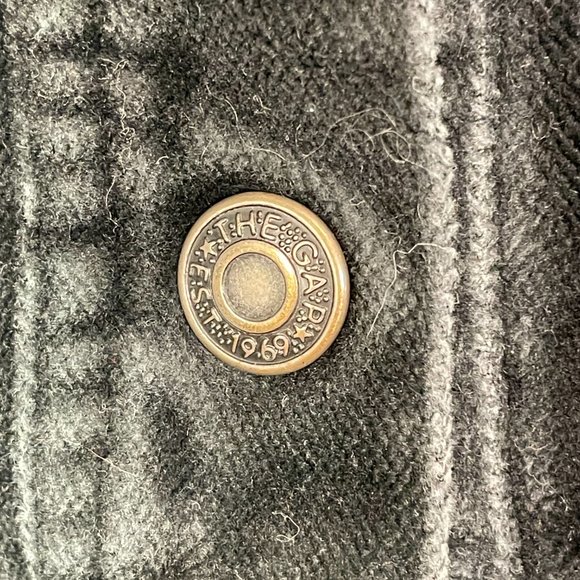 Vintage GAP Black Velvet Button-Front Mini Skirt - Women's 6 - Chic and Timeless - Picture 3 of 4